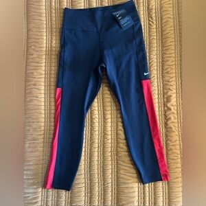 Nike Red and Black Performance Leggings